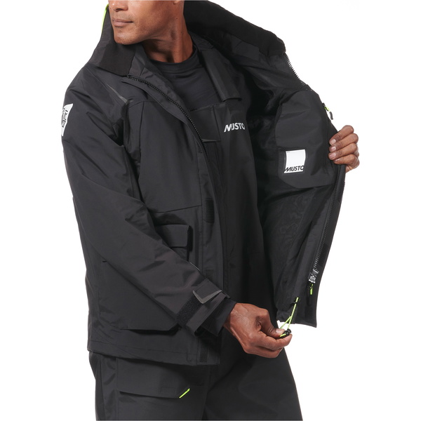 2026 Musto Mænd Br1 Channel Sailing Jakke 82399 - Sort